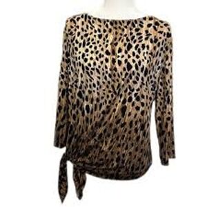 Chico's Travelers Collection Sierra Ombré Cheetah / Leopard Print Chico 0 Small